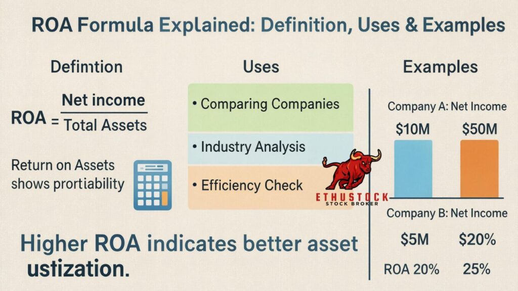 ROA Formula Explained Definition, Uses & Examples