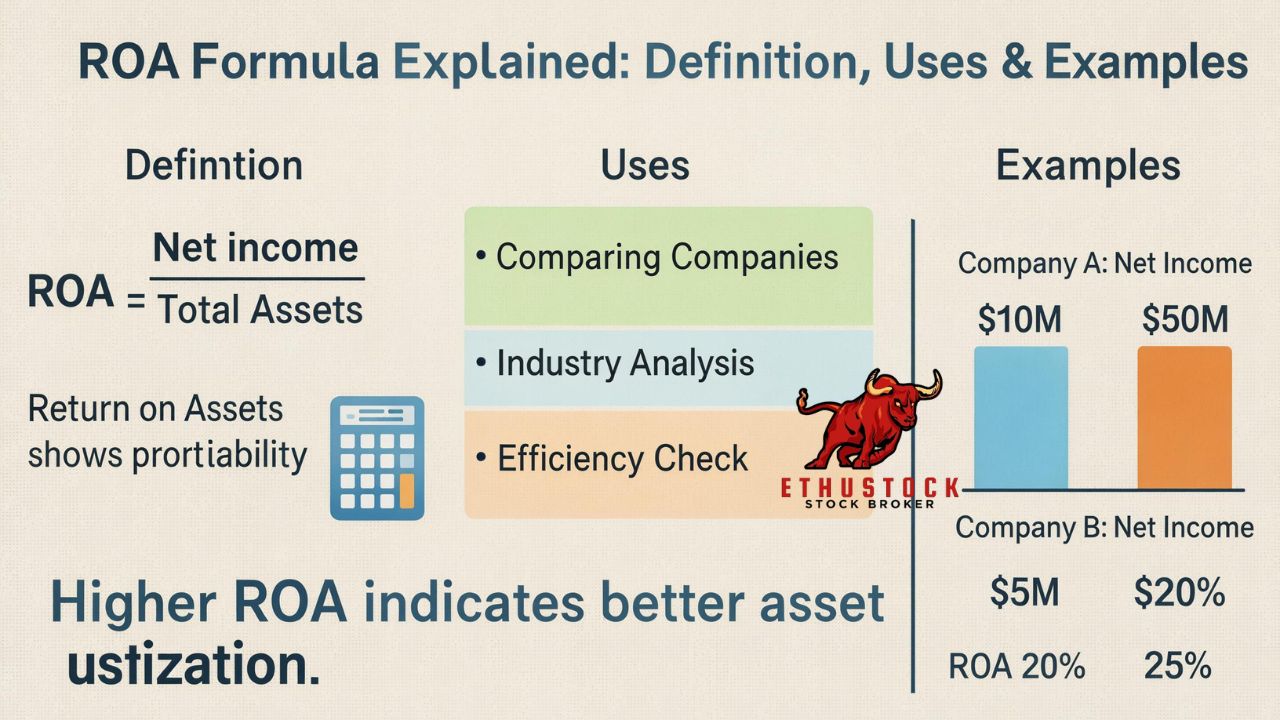 ROA Formula Explained Definition, Uses & Examples